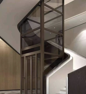 Şaftsız Panoramik Camlı Konut Asansörü, Dupleks Villalar İçin Dişlisiz Villa Asansörü - Product Image 5
