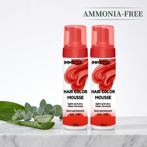 Mousse Colorante Semipermanente per Capelli 150ml <span class=keywords><strong>Senza</strong></span> <span class=keywords><strong>Ammoniaca</strong></span>, Tinta in Schiuma per Uso Professionale e Domestico, Facile da Applicare, <span class=keywords><strong>Senza</strong></span> Gocciolamento, Colorazione Temporanea - Product Image 3