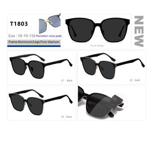 超軽量アルミニウムマグネシウムサングラス2025,高品質ビッグサイズUV保護快適レンズユニセックス用 - Product Image 1