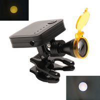 Lampe frontale dentaire sans fil 5W LED Shingd avec filtre optique, certifiée CE Classe I, en plastique, garantie 1 an