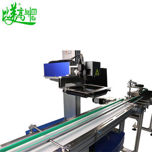 เครื่องเลเซอร์ไฟเบอร์สำหรับทำเครื่องหมายบนโลหะแบบกำหนดตำแหน่งอัตโนมัติ สำหรับกระป๋องขนม พร้อมระบบอ่านโค้ด QR และระบบตรวจจับสินค้าเสีย - Product Image 5