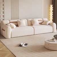 Canapé modulaire de style moderne pour la maison, trois places, en cuir PU, garni d'éponge, pour salon, appartement, hôtel