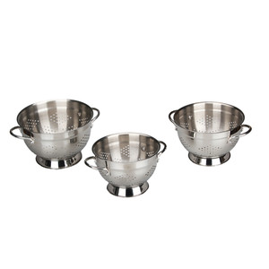 Colador WELLWAY hecho completamente de acero inoxidable de calidad alimentaria, no tóxico y resistente al óxido - Product Image 3