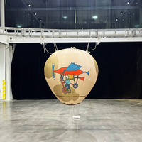 Ballon publicitaire gonflable personnalisé avec logo sur mesure, imperméable et durable, 3,2 m, pour événements extérieurs et Noël