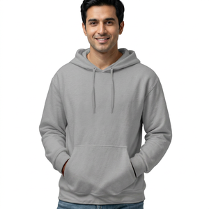Sweat-shirt à capuche en molleton de coton premium pour homme, confortable, décontracté, avec logo personnalisé, sérigraphie OEM - Product Image 1