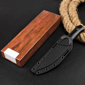 Couteau de chasse à lame fixe BM Raghorn 15600OR, manche intégral, acier inoxydable D2, avec étui, couteau de camping EDC pour extérieur, OEM - Product Image 5