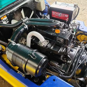 מלגזה משומשת דיזל קומטסו 3 טון איכותית עם מנוע ניסאן למסוף מכולות - Product Image 6