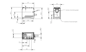 Sensor Láser TOF Akusense ELT-M10BV con Salida Analógica, IP67, Posicionamiento Fotoeléctrico por Tiempo de Vuelo, 0.5ms - Product Image 5