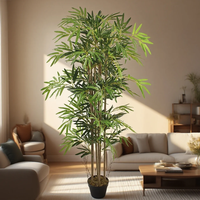 Nouvelle Offre Spéciale : Arbre en Bambou Artificiel en Plastique, Bonsaï Artificiel pour la Décoration Intérieure de la Maison, du Bureau et du Jardin