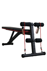 Panca Pieghevole per Sollevamento Pesi e Addominali, Attrezzatura per <span class=keywords><strong>Allenamento</strong></span> Domestico e Palestra - Product Image 6