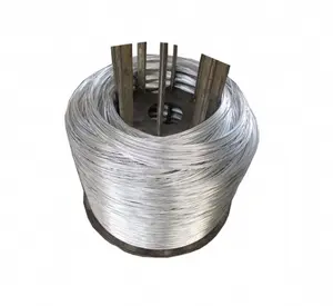 Filo ovale in acciaio zincato ad alta resistenza rivestito di zinco filo zincato a caldo filo zincato a basso tenore di carbonio