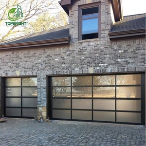 <span class=keywords><strong>Porte</strong></span> <span class=keywords><strong>de</strong></span> <span class=keywords><strong>garage</strong></span> automatique en acier américain à enroulement avec isolation thermique extérieure à commande à distance pour villa moderne - Product Image 2