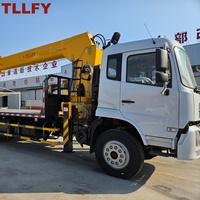 Grue à flèche droite robuste 2 tonnes 25 tonnes Zoomlion Moteur Yuchai Hauteur de levage 18m Personnalisation d'accessoires multifonctionnels
