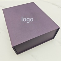 Boîte cadeau rigide pliable à double rabat avec logo personnalisé, emballage plat en carton pour cosmétiques, bijoux, articles faits main