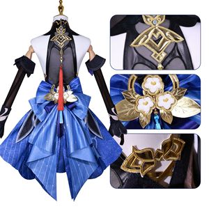 Ecoparty 2024 <span class=keywords><strong>Ganyu</strong></span> nuevo traje <span class=keywords><strong>Cosplay</strong></span> disfraz Genshin Impact <span class=keywords><strong>Cosplay</strong></span> Twilight Blossom Gan Yu conjunto completo <span class=keywords><strong>Cosplay</strong></span> uniforme - Product Image 3