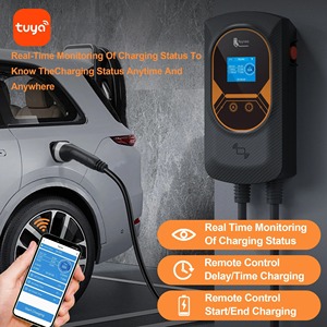 New feyree GBT 7kW 32A 1phase Wallmount EV AC Charger Station with WIFI APP <b>Remote</b> <b>Control</b> RFID Card Wallbox EV Charger - Product Image 6