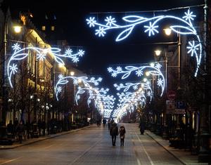 Luces LED Decorativas para Exteriores, Resistentes a la Intemperie, con Diseño de Cruz de Calle en 2D, para Celebraciones Navideñas y Festivales, IP65, para Centros Urbanos - Product Image 1