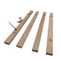 Marcos de pared de madera de roble magnético, sistema colgante de impresión de imágenes para decoración del hogar para mapas de Navidad, rollos de lienzo, cajas de manualidades de madera