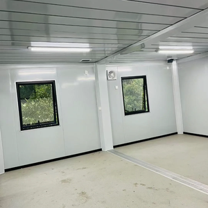 Casa contenedor desmontable de fácil instalación, marco de acero, casa contenedor desmontable de 20 pies, casa pequeña lista para usar, Oficina portátil - Product Image 4