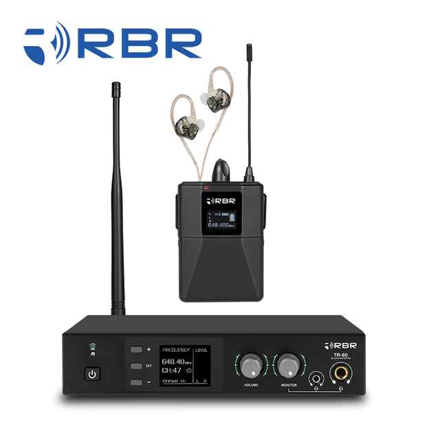 Professional Tr60 Stereo Wireless in Ear Monitor System for Stage