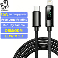 Cable USB Tipo-C de Carga Rápida de 60W 3A, con Cubierta de Nailon y Aleación de Zinc Trenzada, PD 3.1, para Computadora y Cámara, 1m-3m, Venta al Por Mayor de Fábrica