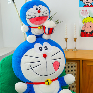Peluche Gatto Dingdang dei Cartoni Animati, Simpatico Doraemon, Bambola per Bambini, Grande Pupazzo Blu Grasso, Regalo per Compagnia dei Bambini - Product Image 4