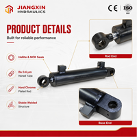 Vérin hydraulique de nivellement à double effet Jiangxin 20MPa, alésage 63mm, tige 30mm, course 260mm, en acier durionisé, équipement industriel CE