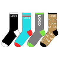 Chaussettes d'hiver unisexes sans minimum de commande - Tricotées, respirantes, écologiques, logo et couleurs personnalisés, conception OEM personnalisée