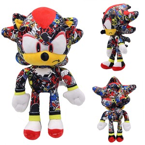 Nouveauté 2025 : <span class=keywords><strong>Peluche</strong></span> Super Douce en Fibre de Polyester, Modèle Flying <span class=keywords><strong>Sonic</strong></span>, avec Queues et Poupée <span class=keywords><strong>Sonic</strong></span> Style Graffiti - Product Image 4