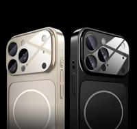 Accessoires magnétiques en verre pour iPhone 17 18 Pro, nouvelle coque anti-rayures pour recharge sans fil compatible iPhone 17 16 15 14 13