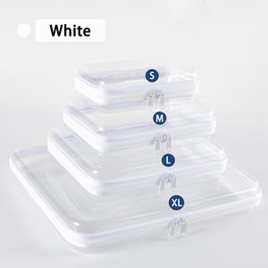 קופסת אחסון שקופה וקלת משקל מ-PET עם רוכסן בהתאמה אישית, במחיר מפעל, OEM - Product Image 3