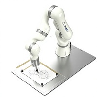 Robot de Dessin Intelligent IA de Bureau, Bras Robotique Interactif pour Croquis de Portrait et Graffiti, Dispositif de Dessin 48V 15kg pour Expositions