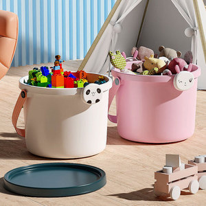 Nhựa cầm tay phim hoạt hình hộp lưu trữ tuyệt vời cho đồ ăn nhẹ khối xây dựng đồ chơi trẻ em lưu trữ-Lưu Niệm Quà Tặng xô - Product Image 3