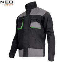 Setelan Kerja Murah OEM 3 Potong Katun Poliester dengan Logo Kustom, Jaket, Celana Panjang, dan Celana Bib