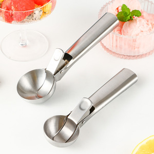 Cuillère à glace en acier inoxydable, ensemble de 2 pièces, facile à nettoyer, outil pour fruits et légumes, bouleuse à melon - Product Image 2