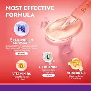 <span class=keywords><strong>Gouttes</strong></span> liquides de glycinate de magnésium à haute absorption avec vitamine B6 pour favoriser le sommeil, la santé des os et des muscles - Product Image 4
