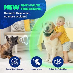 ZMaker स्वचालित एंटी बार्क कॉलर डॉग शॉक बार्क कॉलर बीप कंपन और वैकल्पिक शॉक डॉग बार्क कॉलर के साथ - Product Image 4