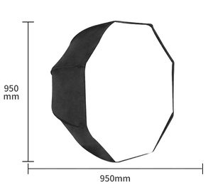 Godox 95cm Octagon Softbox Kit d'éclairage Portable Studio Flash Speedlight Portrait Produit Photographie <span class=keywords><strong>Photo</strong></span> Studio <span class=keywords><strong>Accessoires</strong></span> - Product Image 2