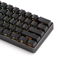 AKKO FUN60 Ultra TMR/HE Coque en aluminium 60% Clavier magnétique 8000Hz à déclenchement rapide Clavier 60 pour cent
