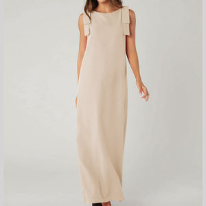 Nicho personalizado de alta gama de Australia, Vestidos de mujer con cinturón diseñador <span class=keywords><strong>2022</strong></span> Maxi vestidos casuales estampados para mujer/ - Product Image 6