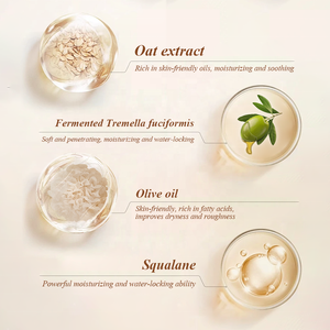 Натуральные ингредиенты дневной крем с скваланом оливковое масло и глицерин для осветления кожи - Product Image 2