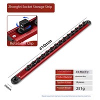 Kit de stockage d'outils de piste magnétique robuste support de gestion de support de prise Solution de stockage d'outils haut de gamme