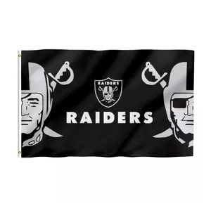 NFL Promotional Product Las Vegas Raiders Flags 3x5 ft 100% Polyester Custom Las Vegas Raiders Flags