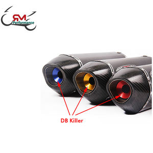 Silenciador Universal de escape de motocicleta de fibra de carbono completo para YAMAHA R3 MT09 <span class=keywords><strong>MT07</strong></span> FZ6 silenciador de carreras - Product Image 5