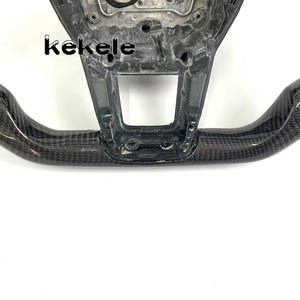 Volante de Fibra de Carbono Personalizado para Seat <span class=keywords><strong>Cupra</strong></span> con Elegante Franja Superior de Carreras, Compatible con Tavascan, Terramar, Formentor, León, <span class=keywords><strong>Ibiza</strong></span> - Product Image 3