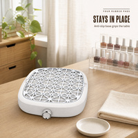 Machine d'aspiration de poussière pour nail art en gros, forte aspiration, base antidérapante, 2 couleurs, contrôle de vitesse rotatif pour usage professionnel