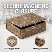 Boîte cadeau pliable à fermeture magnétique avec logo personnalisé, emballage rigide de qualité supérieure pour aliments gastronomiques et délices, emballage plat