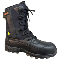 Bottes de pompier forestier ignifuges, haute tige, anti-perforation, anti-écrasement, pour la sécurité et les secours en cas d'incendie en zone sauvage