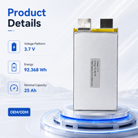 YJ BETTERY 4S 25000mah 3.7V 8C XT60 HV Baterai LiHV Tegangan Tinggi Ringan untuk FPV, Kompetisi, dan Balap