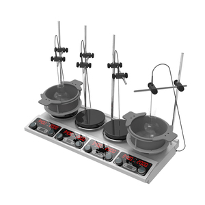 Agitador Magnético con Placa Calefactora de Control de Temperatura Cuádruple Independiente y Digital MGST2 MRCT-4B - Product Image 1